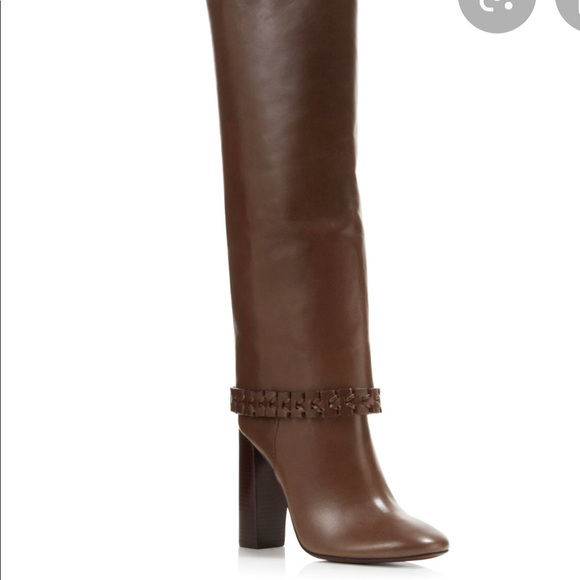Tory Burch Shoes - Tory Burch Sarava Boot Dark Brown